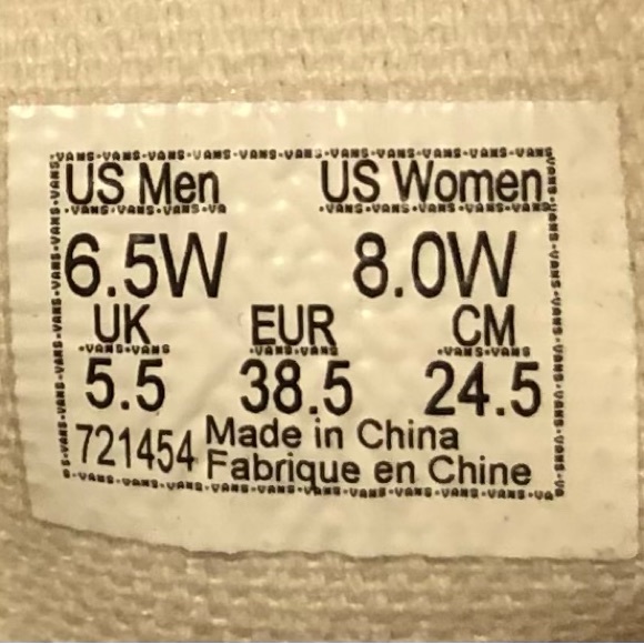 Vans Authentic (Vans Customs) “Yellow/Brown” - Picture 7 of 7